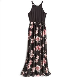 French Grey Delilah Maxi Dress